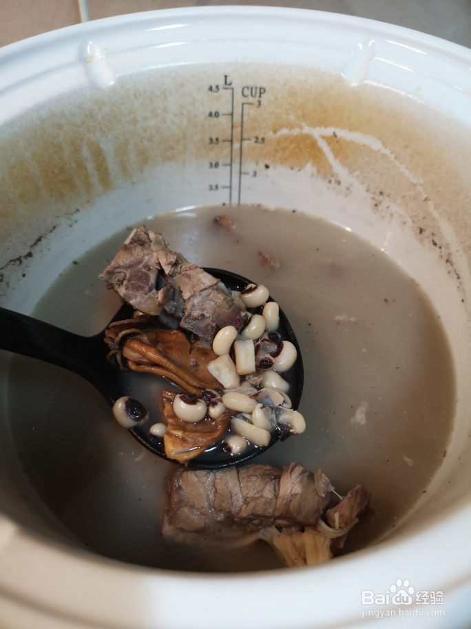 诱惑味蕾的发菜蚝士眉豆汤市汤