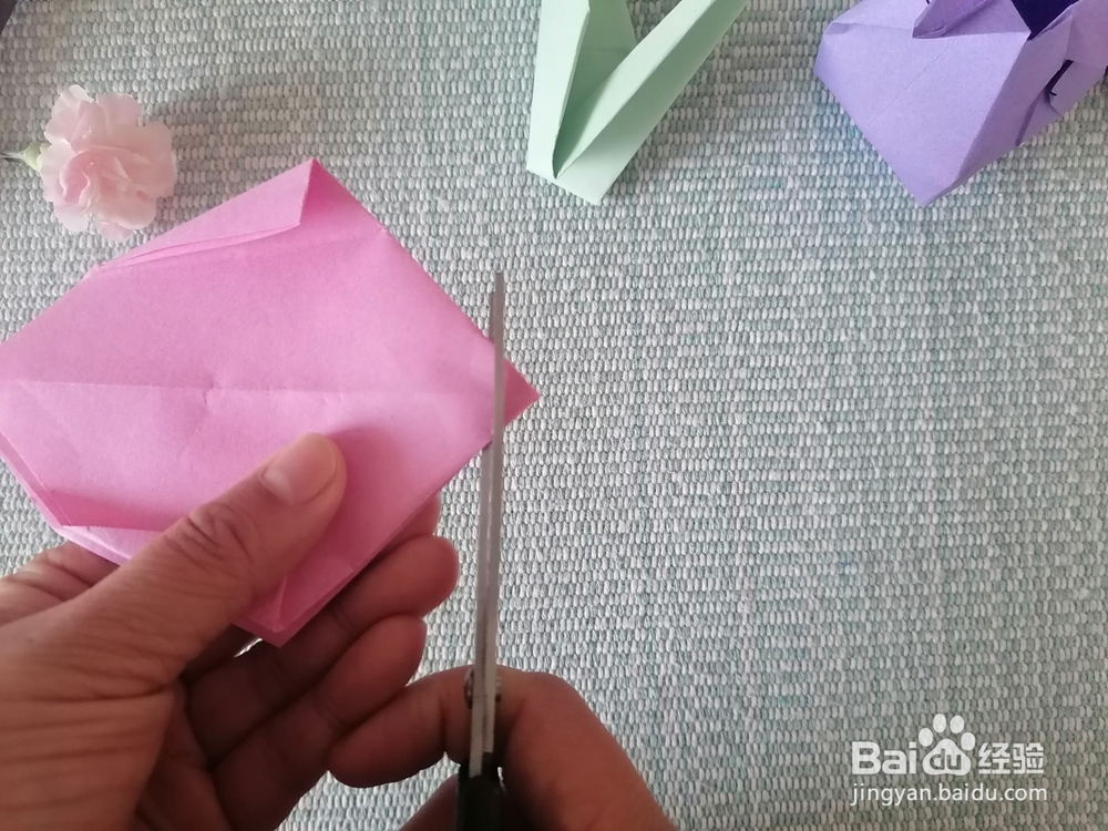 郁金香、花瓶手工