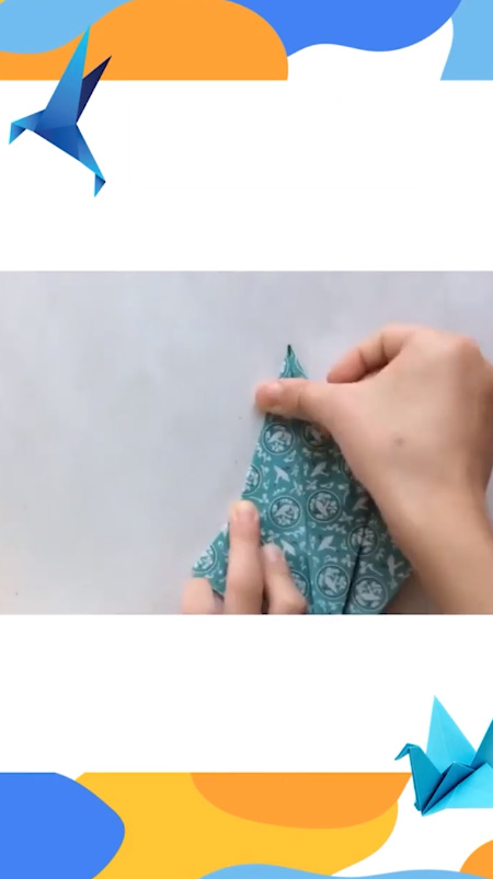 折纸千纸鹤怎么做？