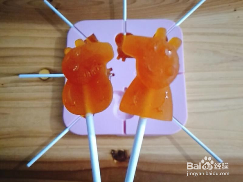 自制水果棒棒糖0添加的做法
