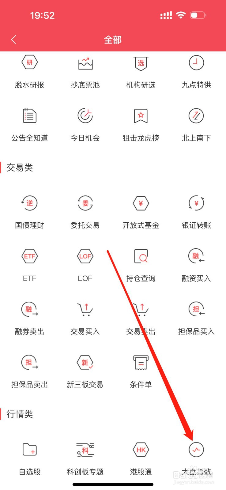 国元点金怎么查看大盘指数