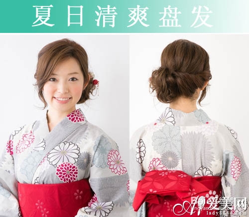 夏日清爽盘发图解 简单炫酷一整夏