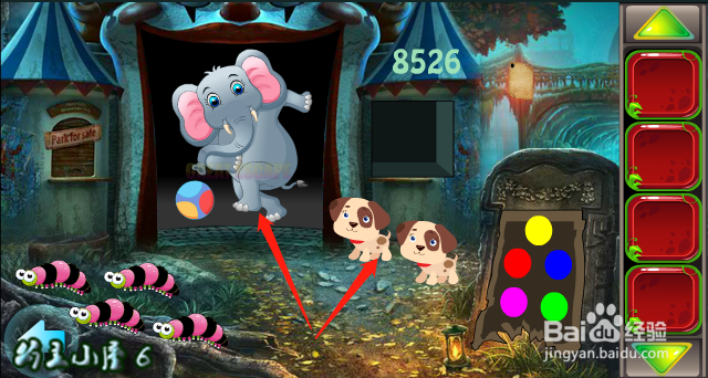 小游戏 救援贪玩的大象 通关 攻略