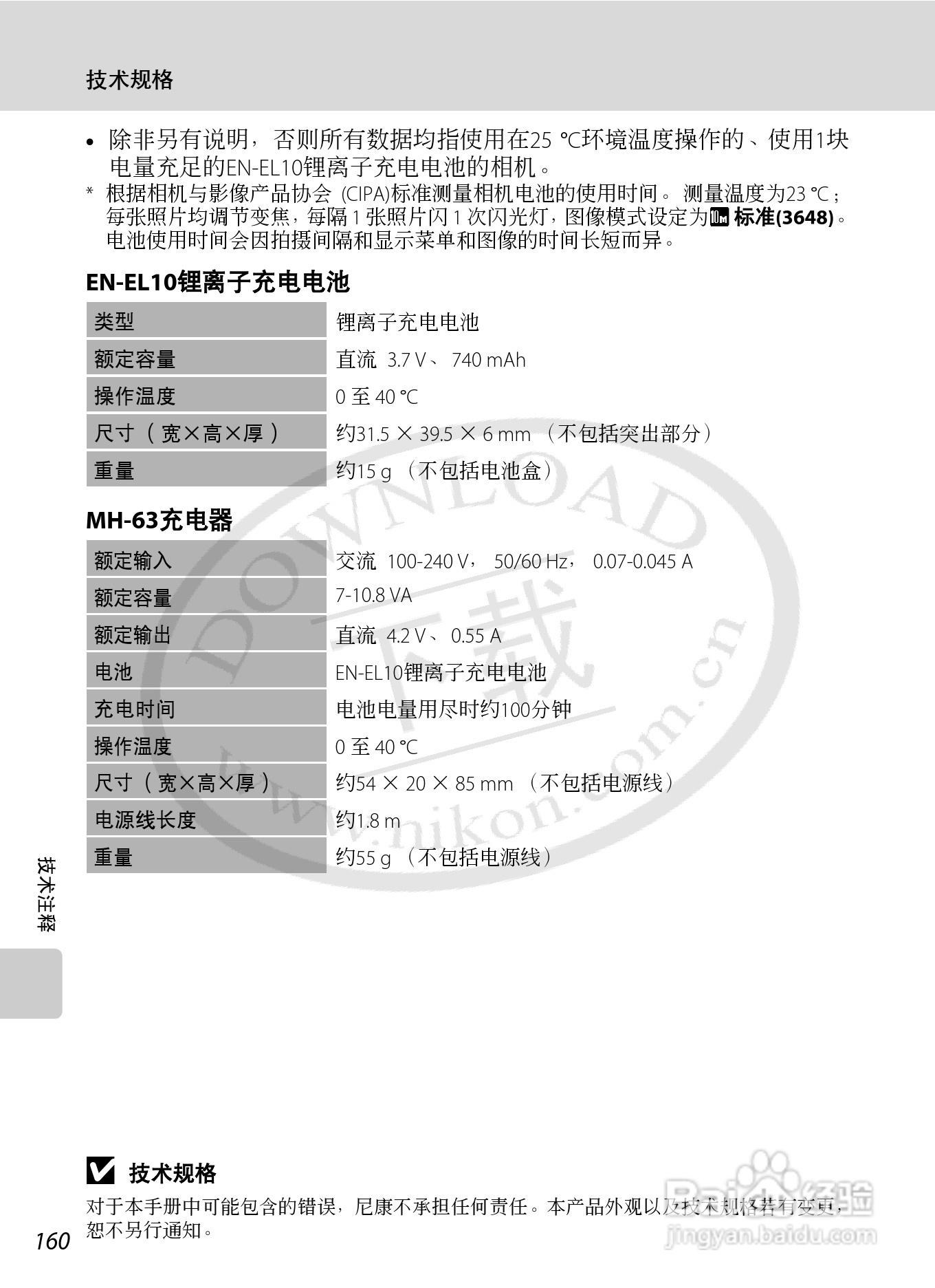 NIKON 数码相机COOLLPIX S230用户手册:[18]