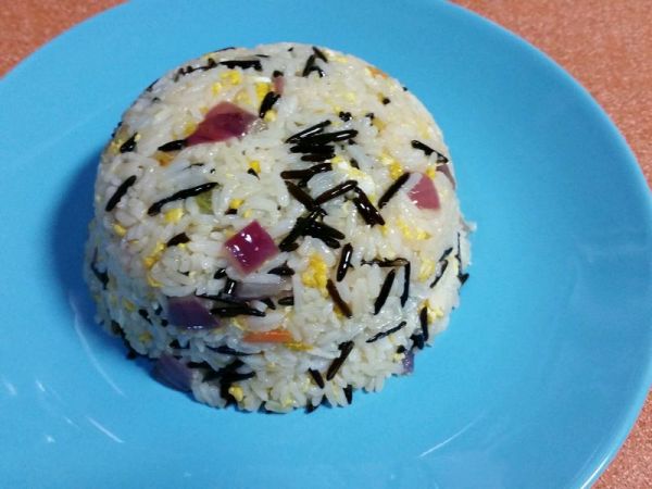 洋葱番茄炒菰米