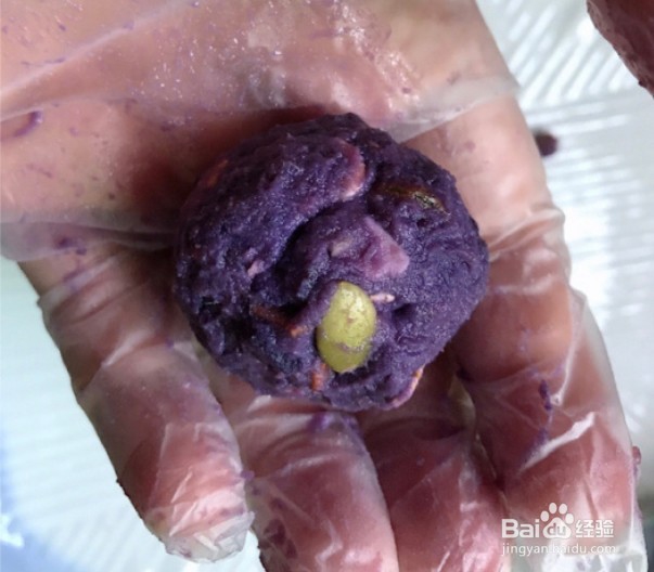 如何做好吃的紫薯燕麦饼