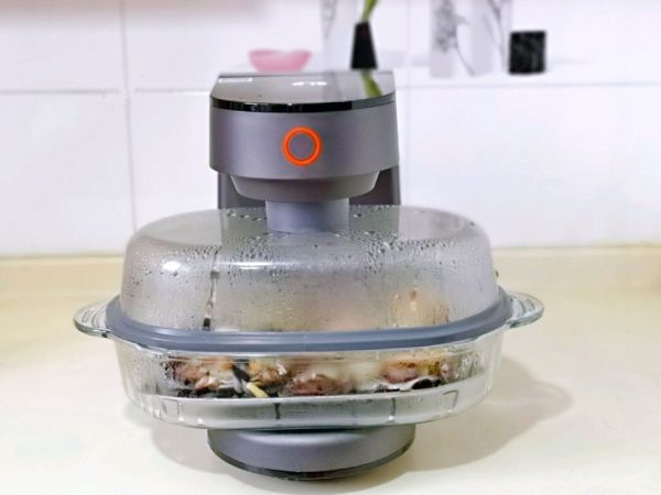 柠香热气蒸海鲜