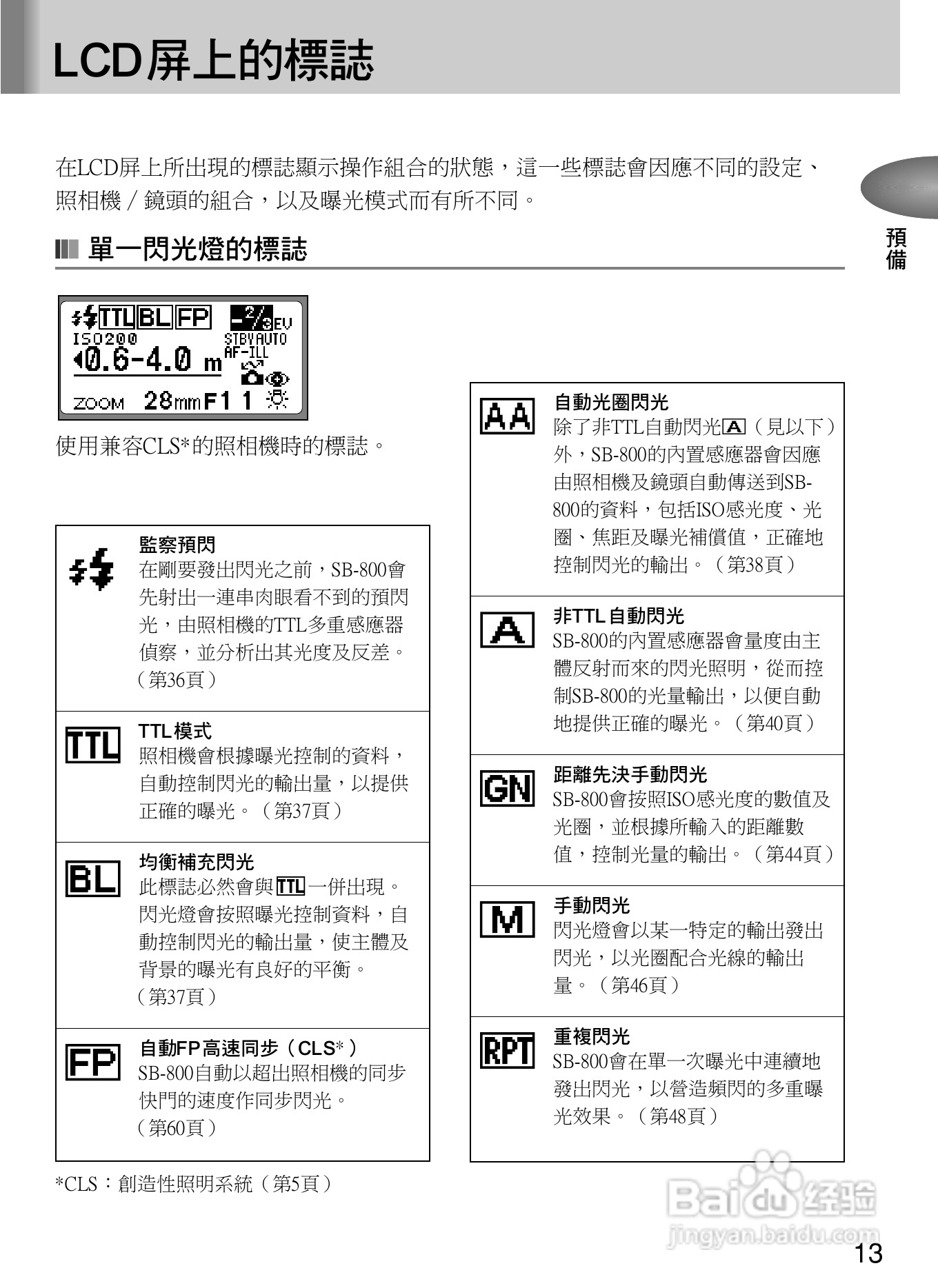 Nikon SB800自动对焦闪光灯使用说明书:[2]