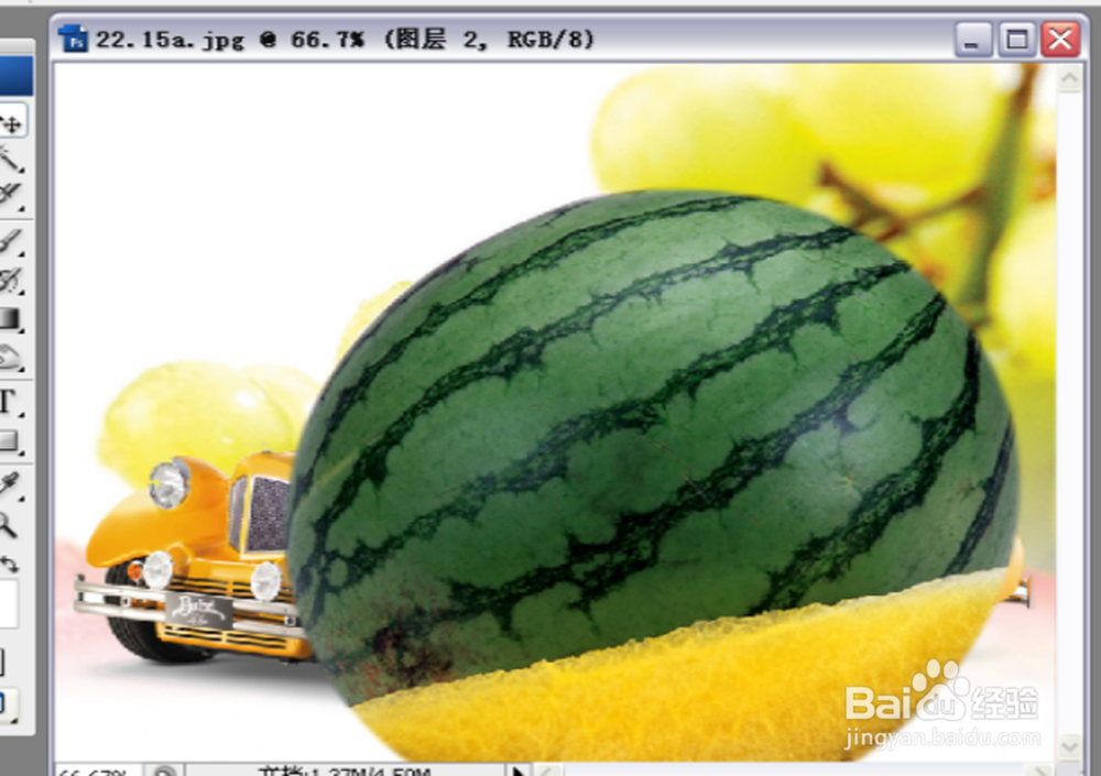 如何综合应用ps移动工具,选择工具,画笔等工具