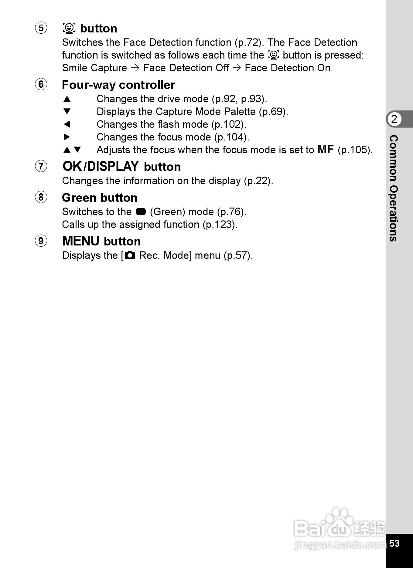 宾得Optio RZ18数码相机使用说明书:[6]