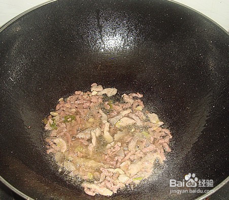 蒜苔炒肉丝的做法