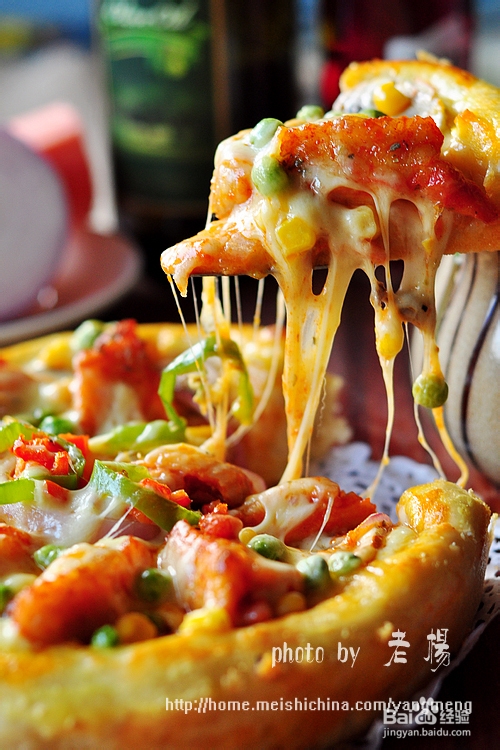 怎么做比翼双飞披萨（很好吃哦）