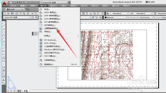 BIGEMAP 等高线叠加到卫星图像上( AutoCAD)
