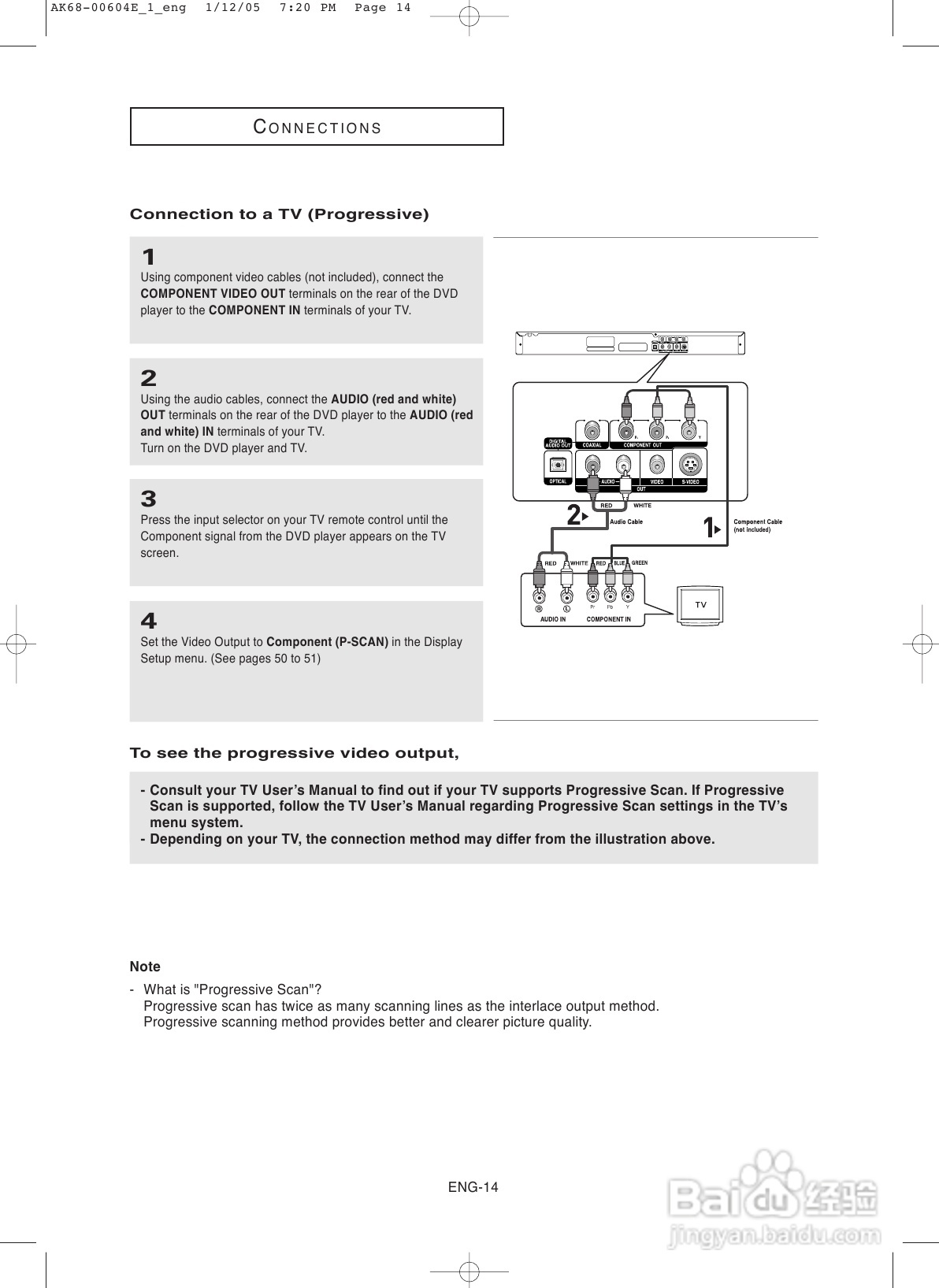三星DVD-P250K DVD播放机使用说明书:[4]