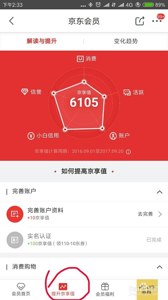 京享值怎么看