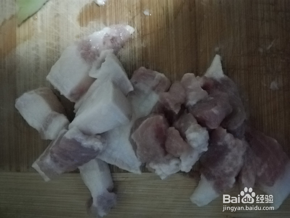 土猪条肉爆炒佛手瓜做法