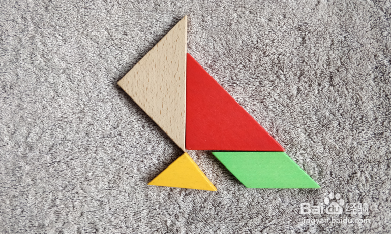 饥饿疲惫的鸟儿用七巧板怎么拼？