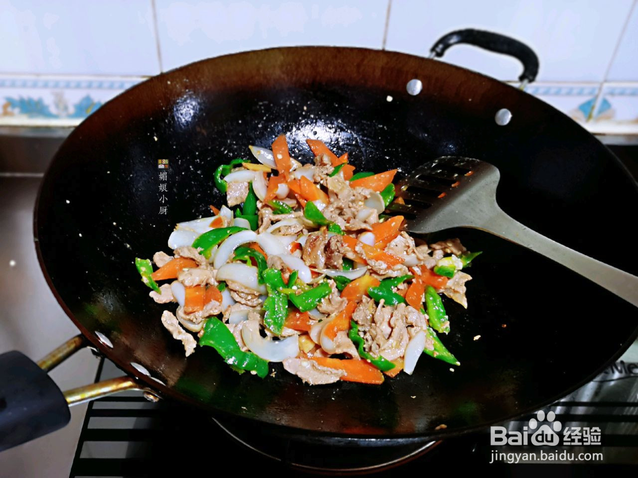 百合炒肉片鲜香嫩滑的做法