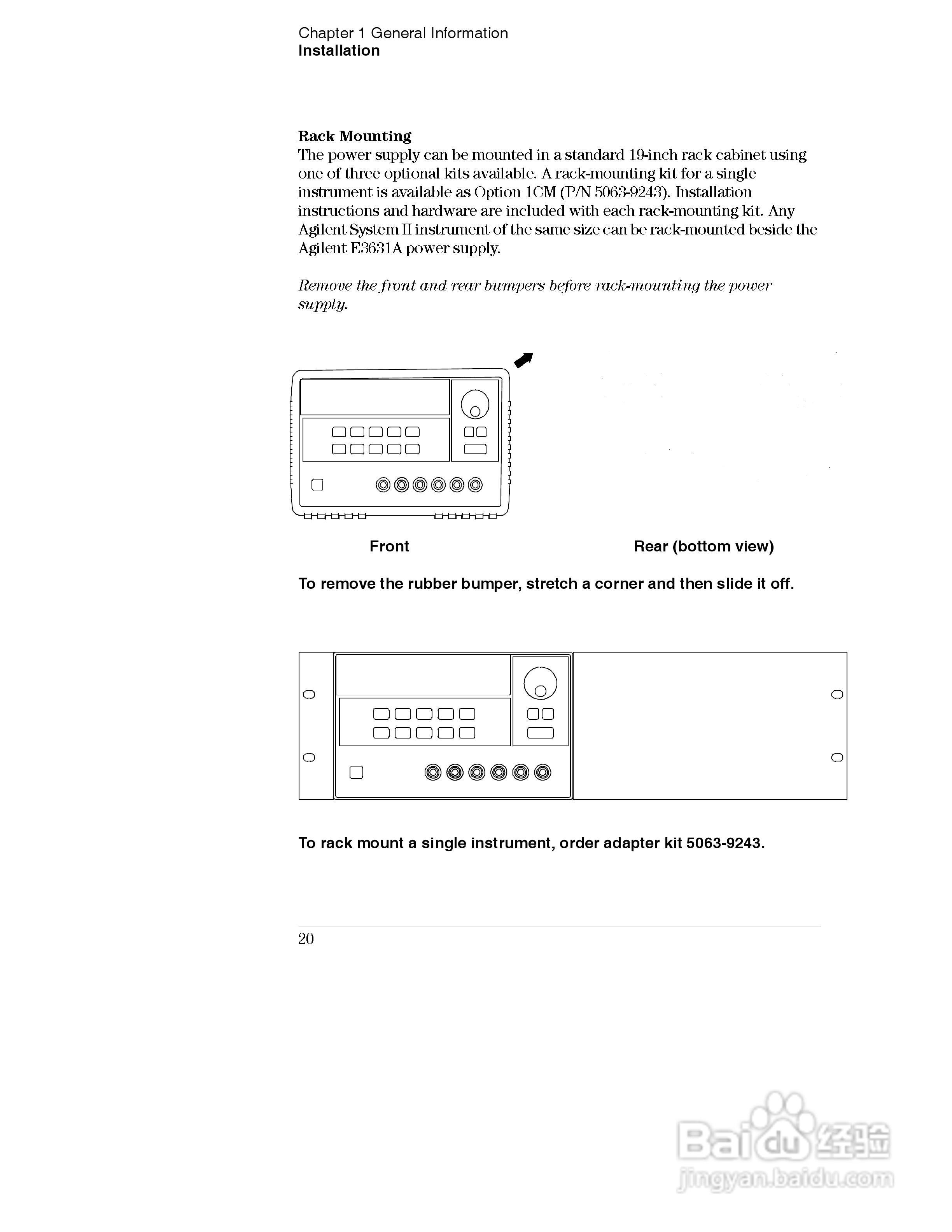 E3631A型80W三输出电源供应器操作手册:[3]