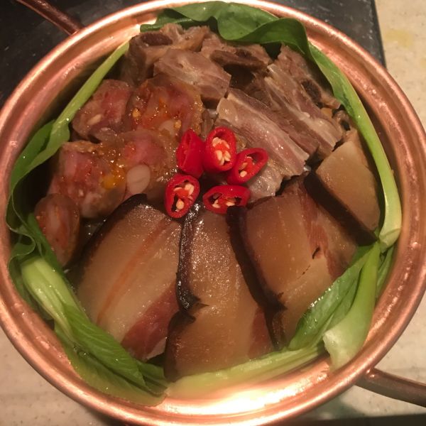 腊味全家福火锅#浓汤宝火锅英雄争霸赛#