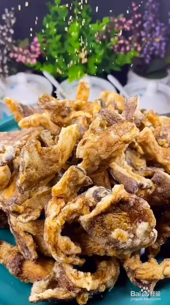 炸蘑菇制作小技巧