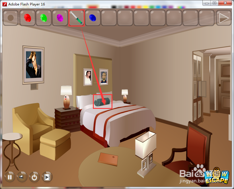 Flash游戏攻略：[48]逃出名人房间