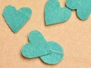 怎么用毛毡布双层花