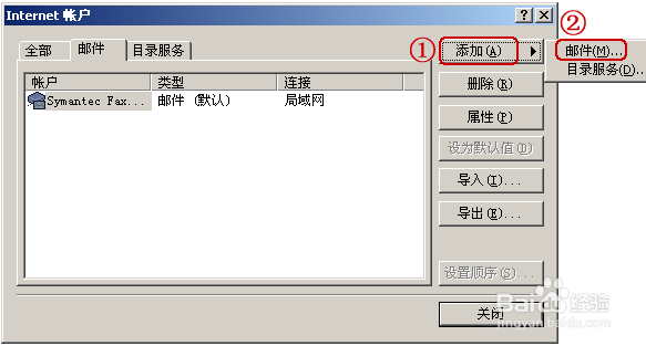 图解Microsoft Outlook2000 设置方法