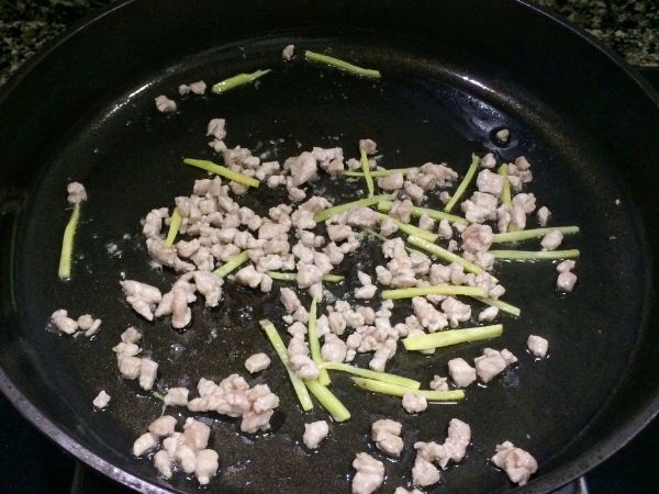 皮蛋火腿上汤豆苗