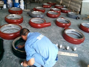 矿用渣浆泵修复及耐磨防护流程