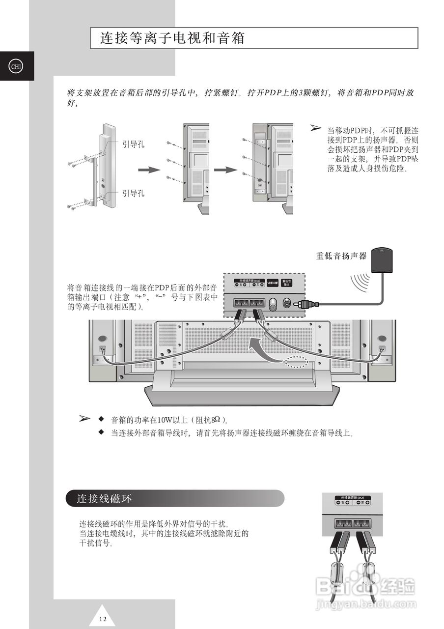 SAMSUNG等离子电视机PS42P3S使用说明书:[2]