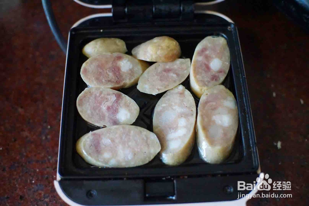 好吃的烤冷面