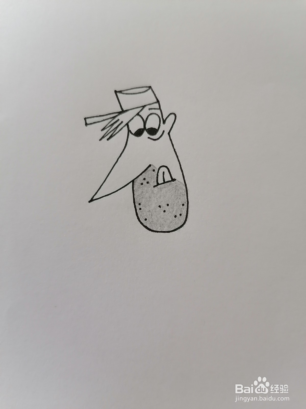 匠人努力工作是怎样画的呢