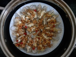 宴席上的蒸蛏的做法