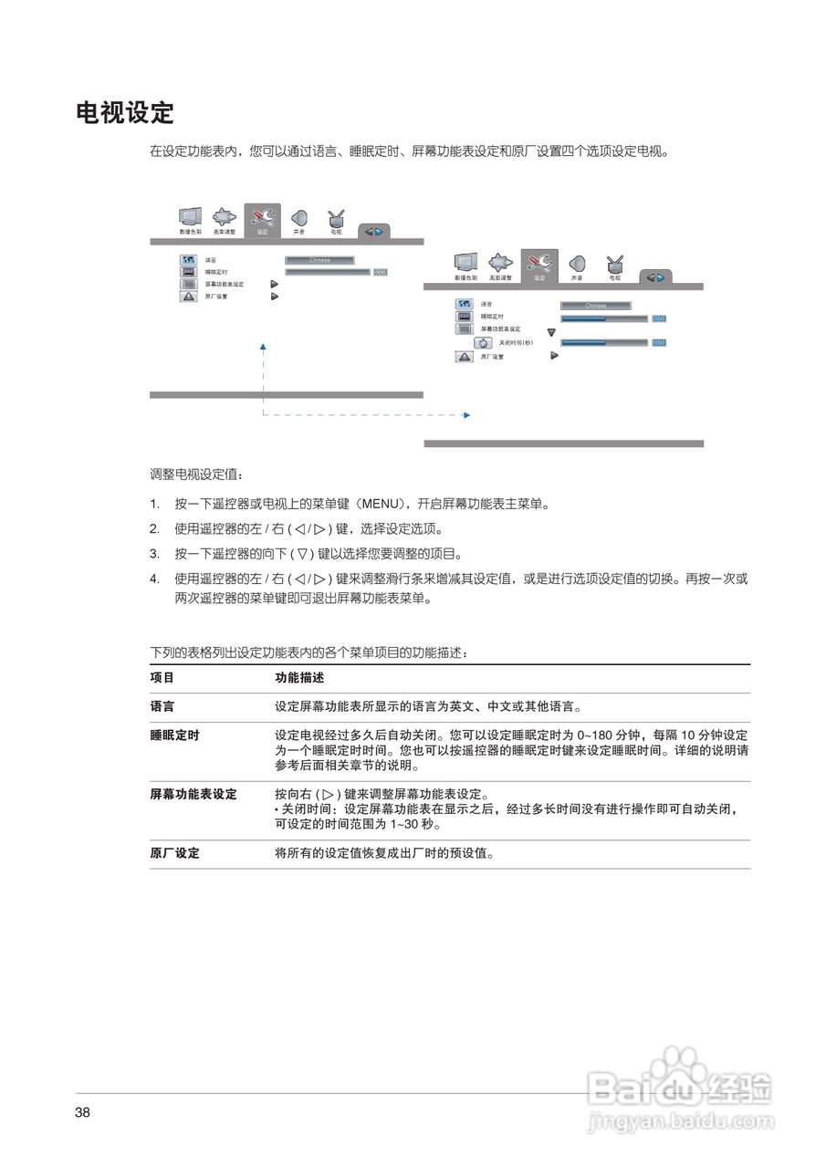 中晶MICROTEK型50寸等离子电视机使用说明书:[4]