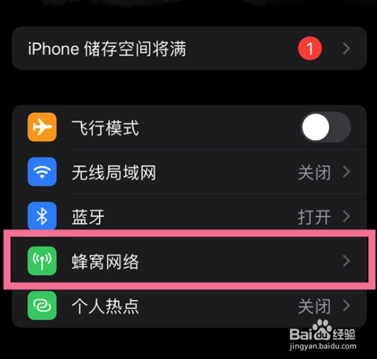 苹果13怎么5g改4g