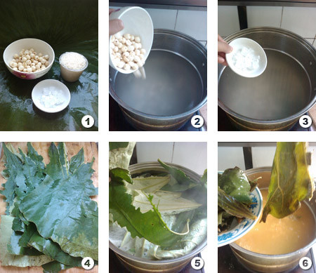 润肺食谱:冰糖荷叶莲子粥