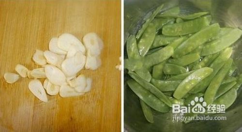 清炒鲍菇荷兰豆的做法
