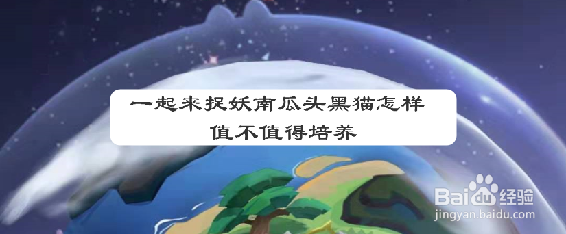 一起来捉妖南瓜头黑猫怎样 ,值不值得培养