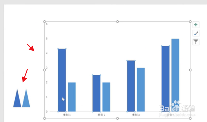 如何将PPT里的图表形状改变