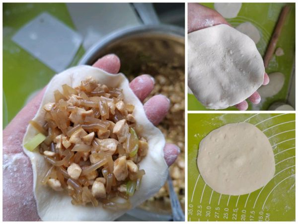 豆腐粉条素包子