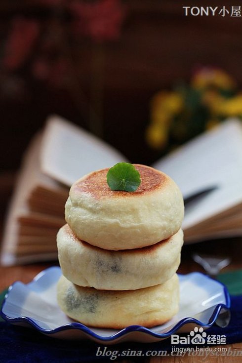 中西合璧的手法独创一款平底锅面饼面包