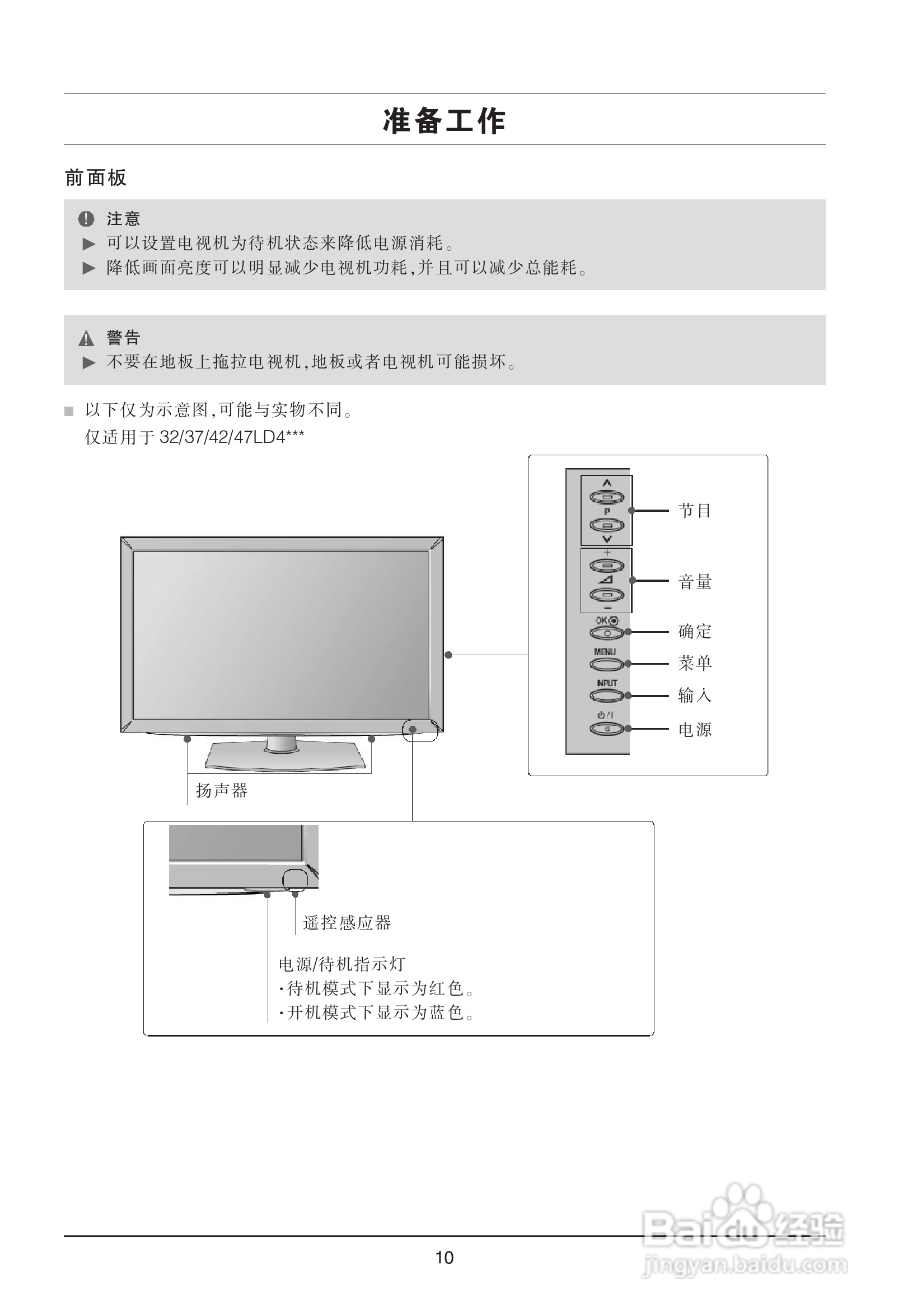 LG 42LD450-CA液晶彩电使用说明书:[2]