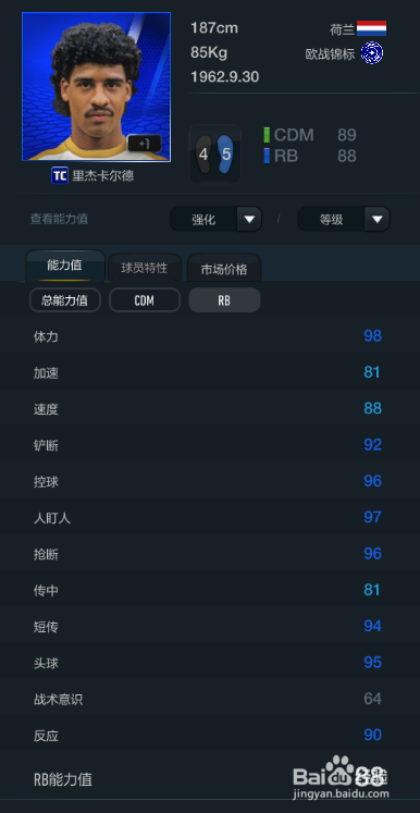 FIFA OL3阿贾克斯俱乐部球员推荐（上篇）