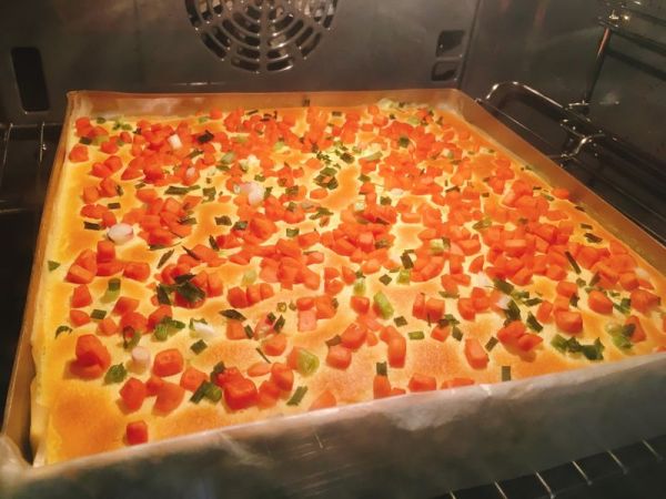 香葱火腿肉松蛋糕卷