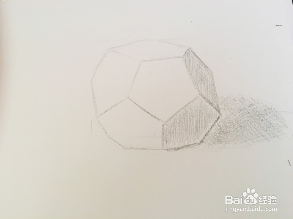 素描十二面体怎么画