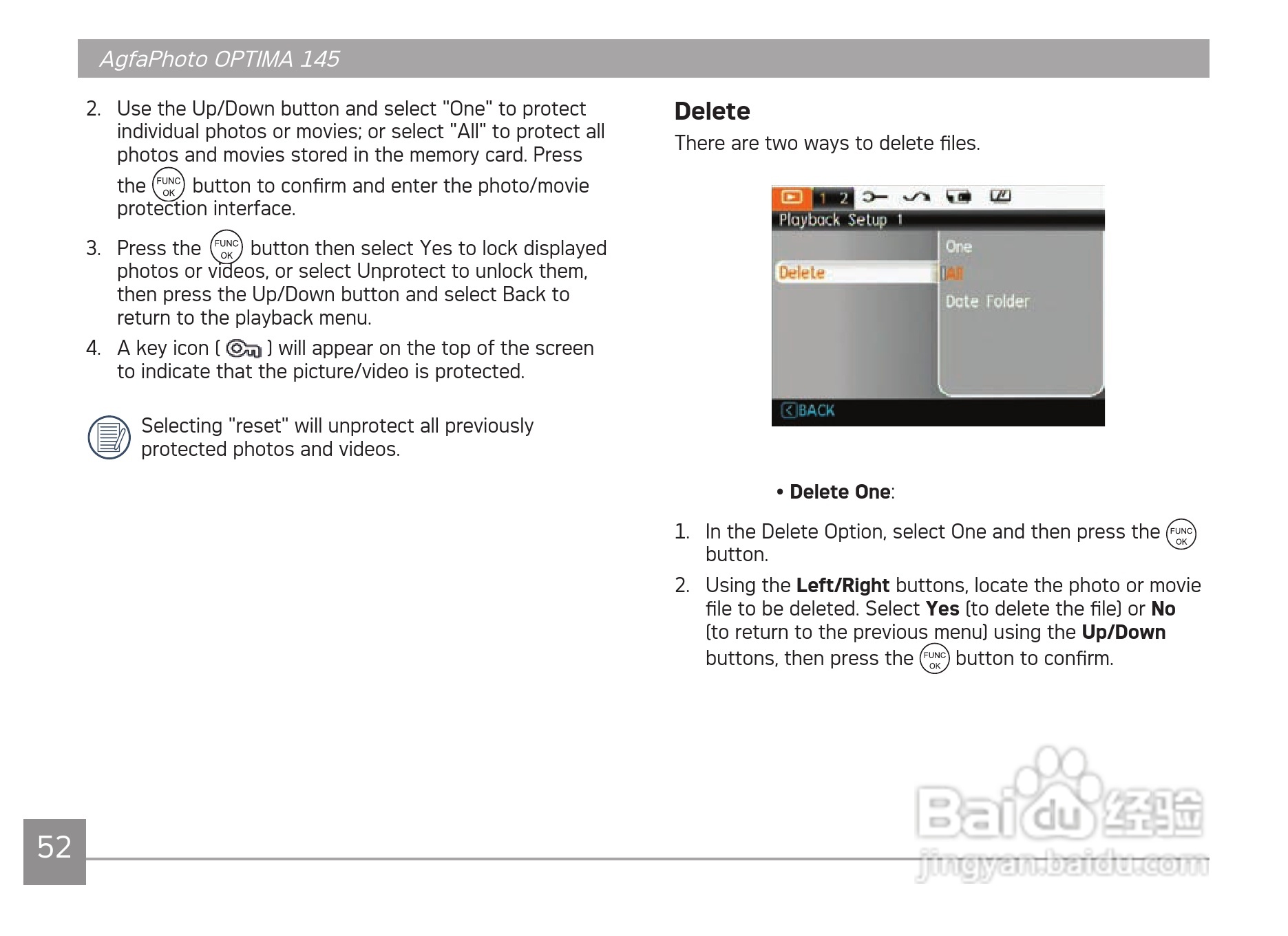 爱克发AgfaPhoto OPTIMA 145数码相机使用说明书:[6]