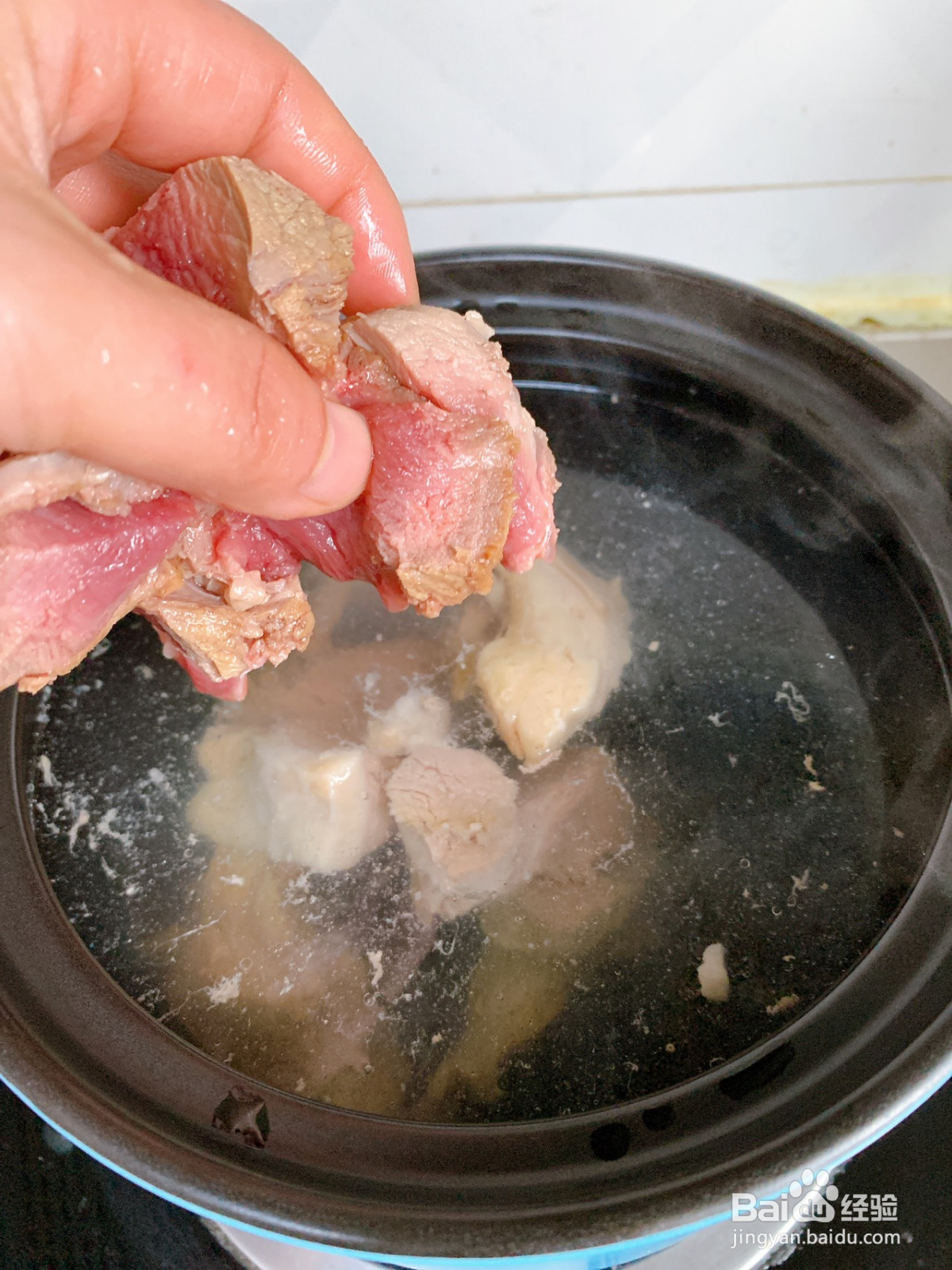 冬天御寒暖胃清鲜羊肉汤的做法