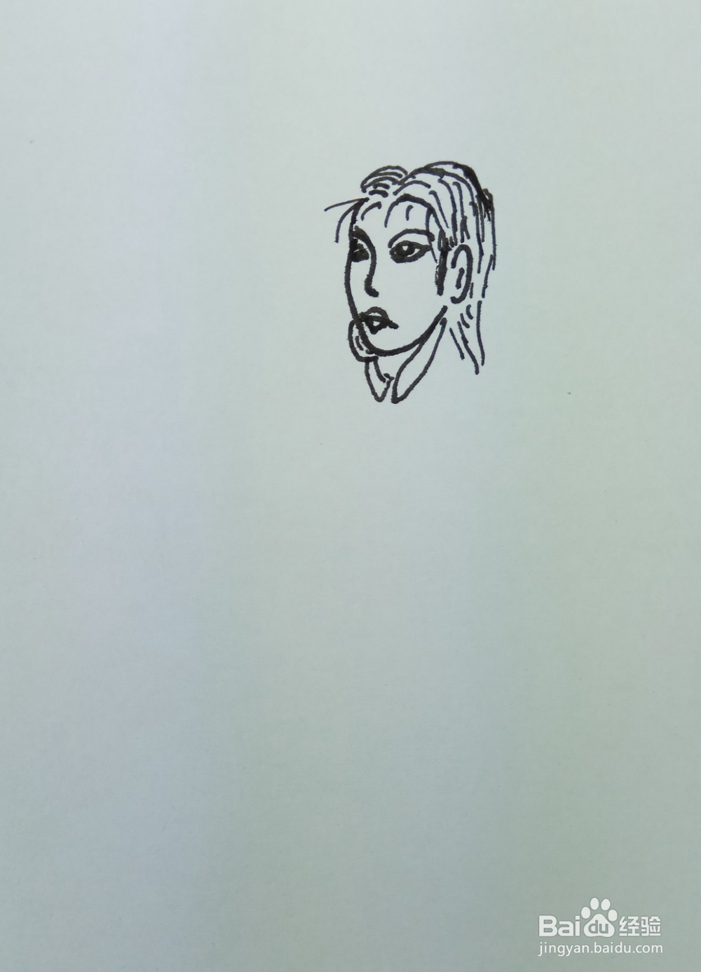 怎样画简笔画“英姿飒爽的女兵”？