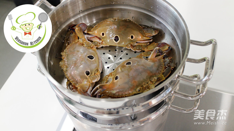 来自秋季的自然馈赠--原汁原味清蒸大花蟹